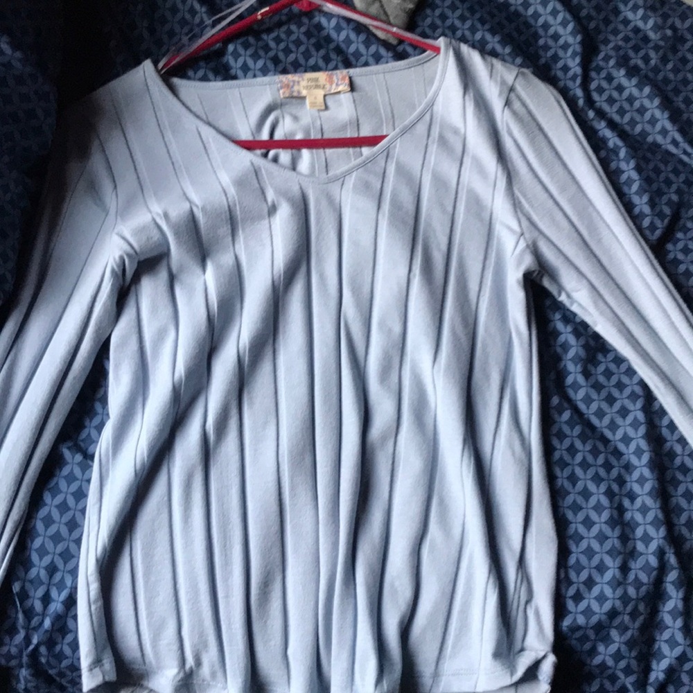 Long sleeve light blue size s